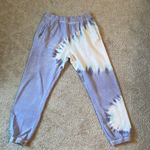 Z SUPPLY Tie Dye Joggers w/ pockets in pretty periwinkle.  Small. Gently worn.